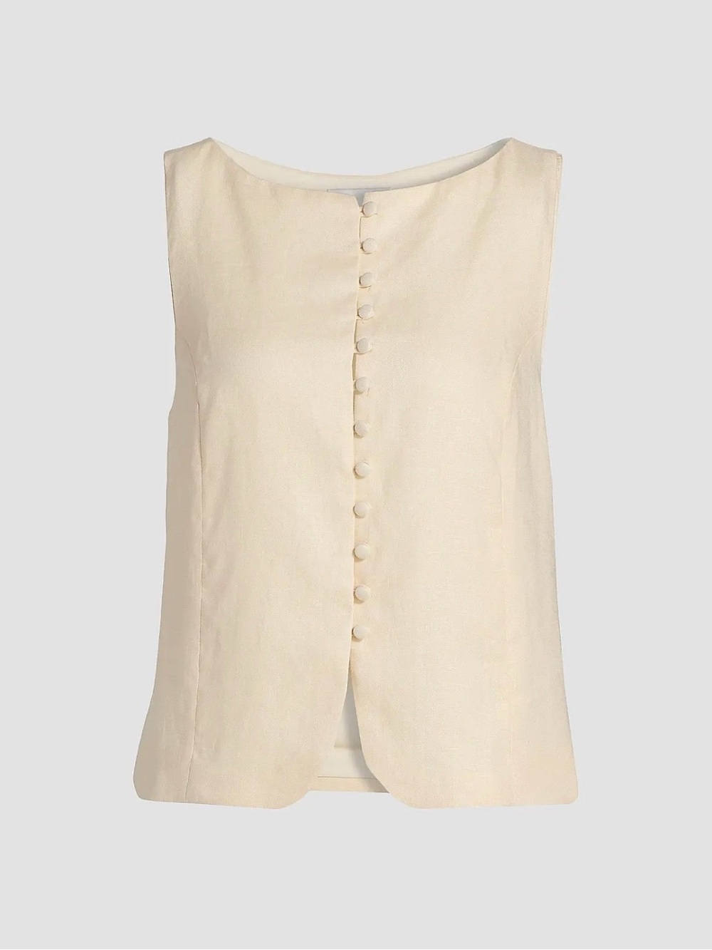 Reformation Addison Linen Top